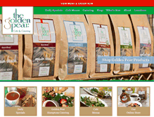 Tablet Screenshot of goldenpearcafe.com